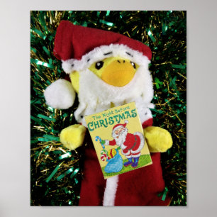 Poster Cartaz do Papai Noel do Danny Duck