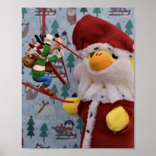Poster Cartaz do Papai Noel do Danny Duck