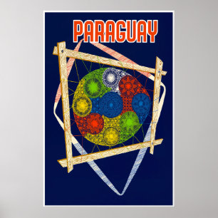 Poster Cartaz do Paraguai