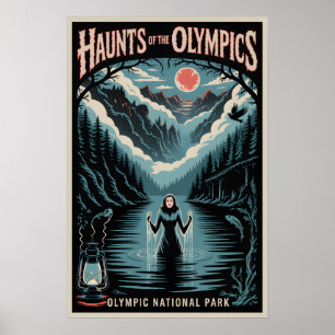 Poster Cartaz do Parque Nacional Olímpico Assombrado