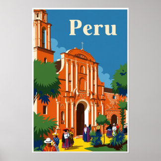 Poster Cartaz do Peru