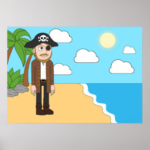 Poster Cartaz do Pirata Joey Nigro