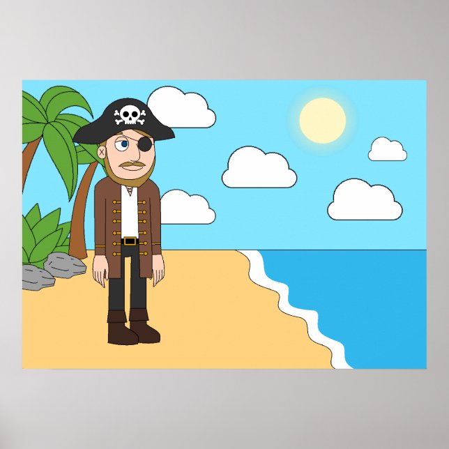 Poster Cartaz do Pirata Joey Nigro (Frente)