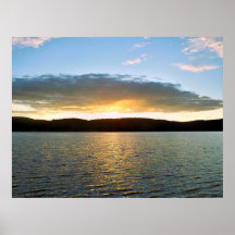 Cartaz do pôr do sol