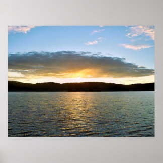 Poster Cartaz do pôr do sol