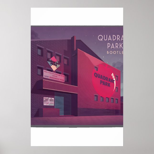 Poster Cartaz do Quadrant Park Nightclub Bootle (Frente)
