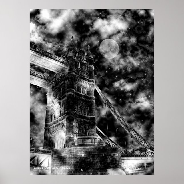 Poster Cartaz do Remix Dark de London Bridge (Frente)