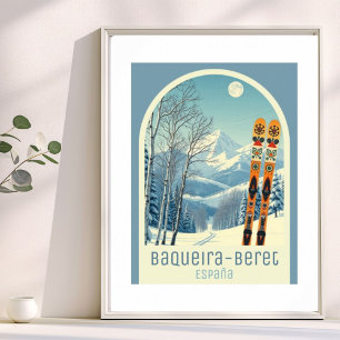 Poster Cartaz do resort Baqueira-Beret Espanha España