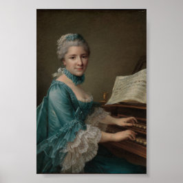 Poster Cartaz do Retrato de Justine Favart