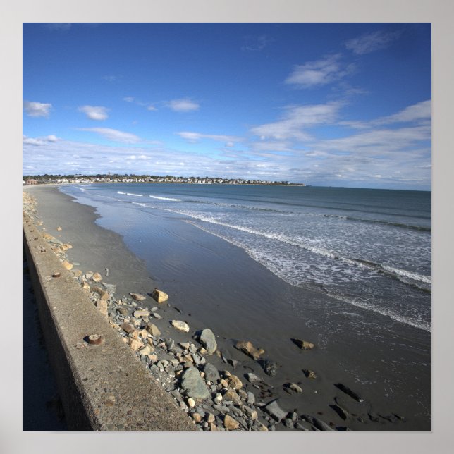 Poster Cartaz do Rhode Island Cliff Walk (Frente)