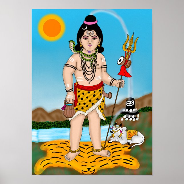 Poster Cartaz do Shiva Menino (Frente)