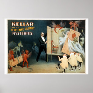 Poster Cartaz do teatro do vintage dos armários de Kella
