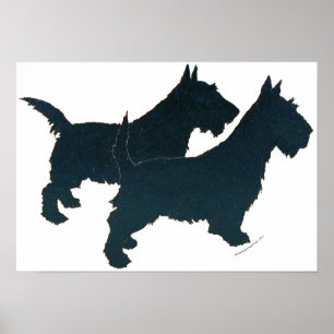 Poster Cartaz do Terrier Escocês