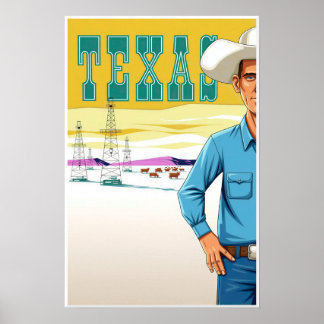 Poster Cartaz do Texas