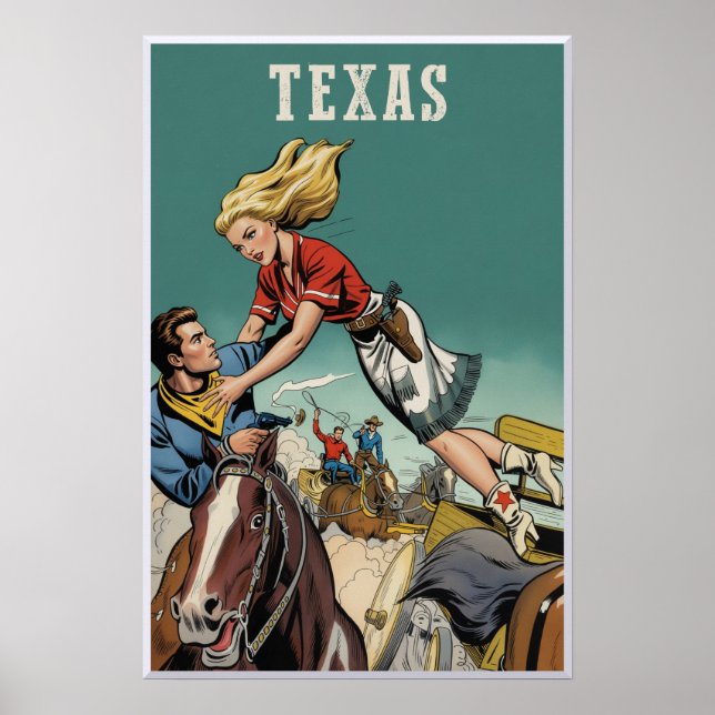 Poster Cartaz do Texas (Frente)