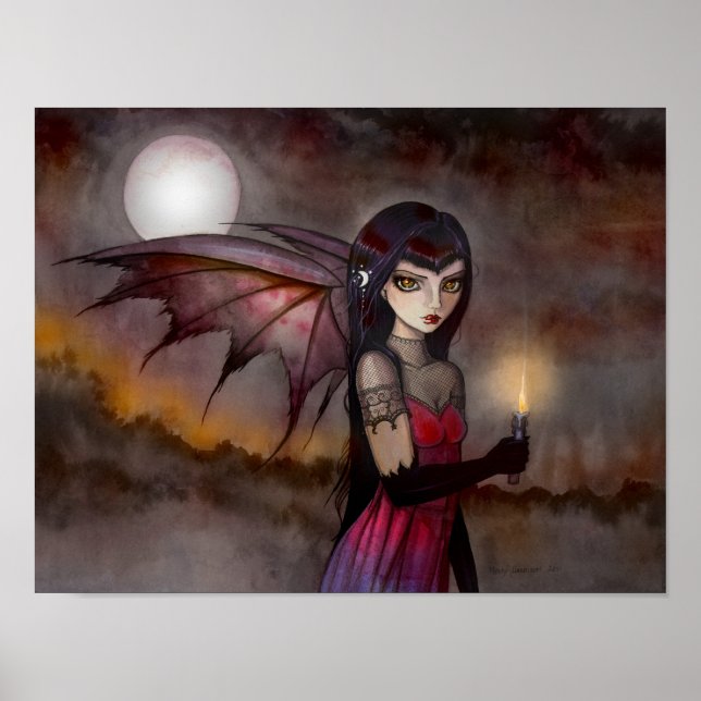 Póster Cartaz do Vampiro de Victoria Errante (Frente)