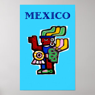 Póster Cartaz do viagem de México
