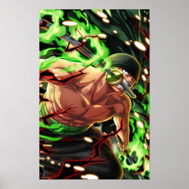 Poster Cartaz do Zoro (Frente)