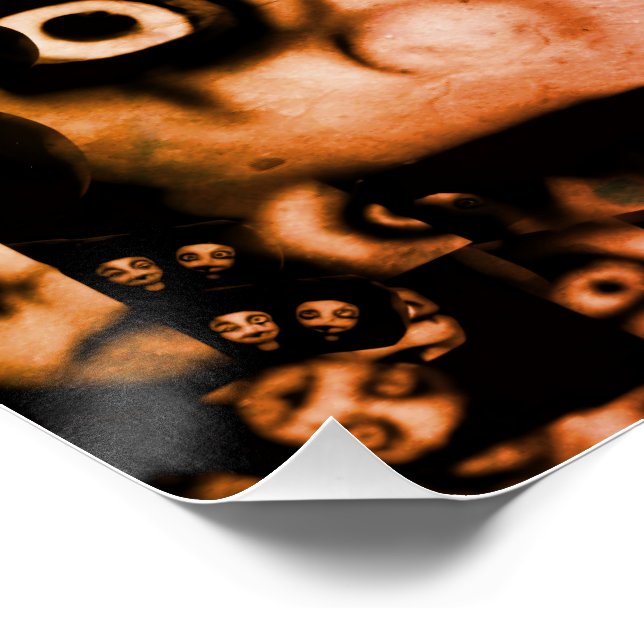 Póster cartaz dos gêmeos do terror (Canto)