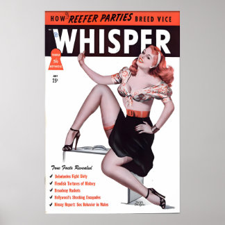 Poster Cartaz e Tela de Garota Pin Up dos Anos 40 Como