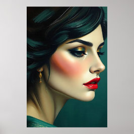 Poster Cartaz Elegância Glamouroso