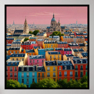 Poster Cartaz Encantador de Paris