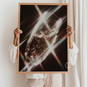 Poster Cartaz Espumante Champagne Retro – Celebração Vint