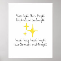 Cartaz Estrela Brilhante Estrela Luminosa