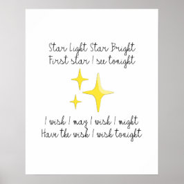 Poster Cartaz Estrela Brilhante Estrela Luminosa