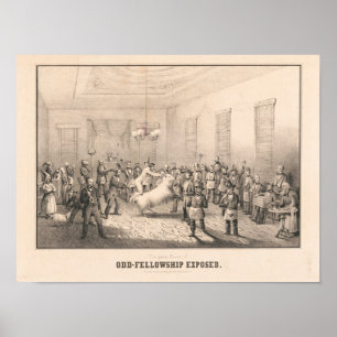Poster Cartaz Exposto da Loja Lafayette - Odd Fellows