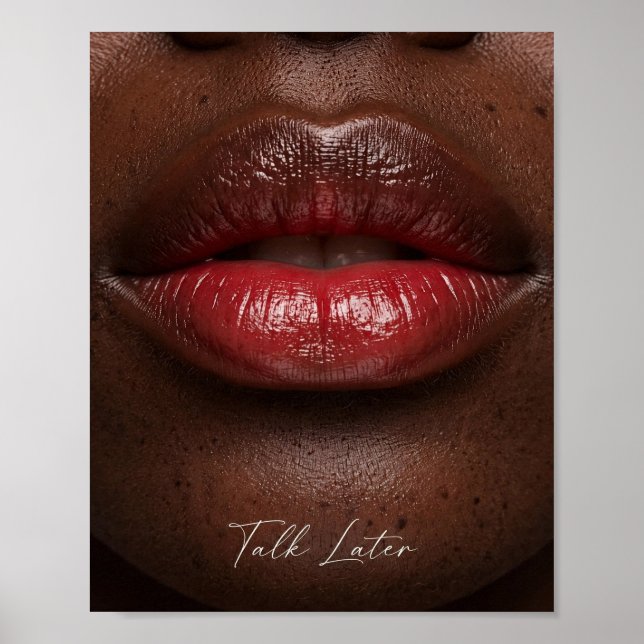 Poster Cartaz Fale Mais Tarde (Frente)