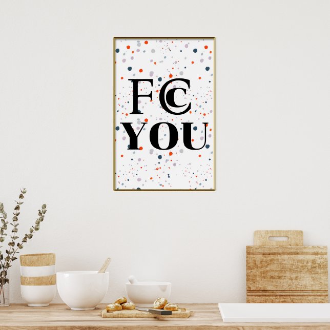 Poster Cartaz FCC YOU (Cozinha)