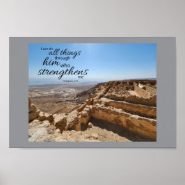 Poster Cartaz Filipenses 4:13