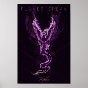 Poster Cartaz Flames Speak