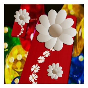 Póster Cartaz Floral