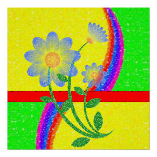 Póster Cartaz Floral