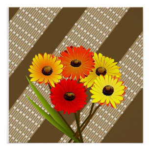 Póster Cartaz Floral
