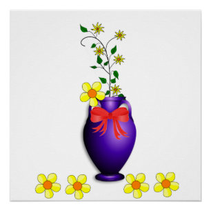 Póster Cartaz Floral