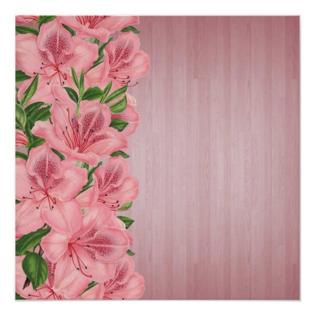 Póster Cartaz Floral (Frente)