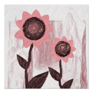 Póster Cartaz Floral