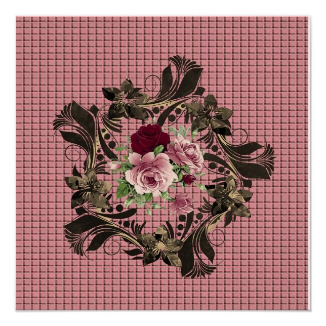 Póster Cartaz Floral (Frente)