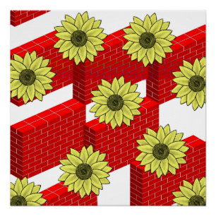 Póster Cartaz Floral