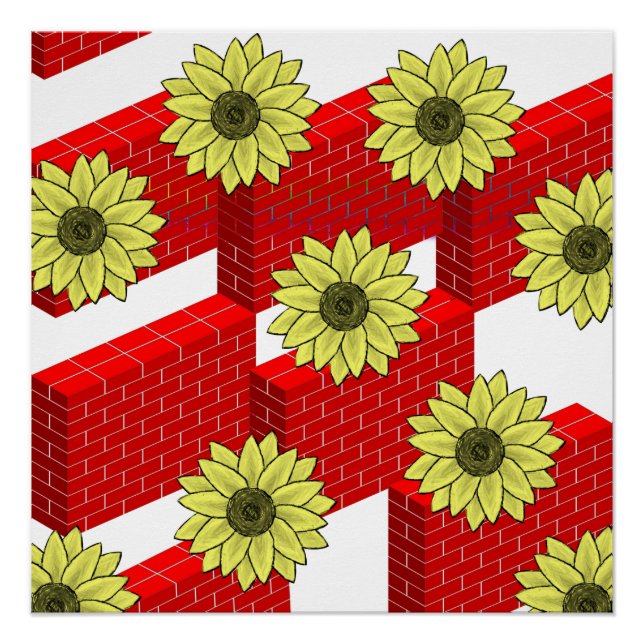 Póster Cartaz Floral (Frente)