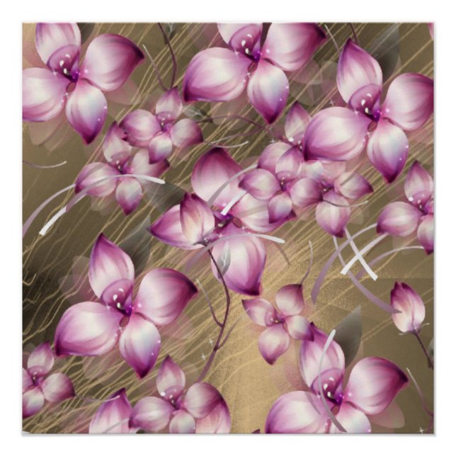 Póster Cartaz Floral (Frente)