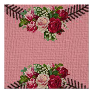 Póster Cartaz Floral
