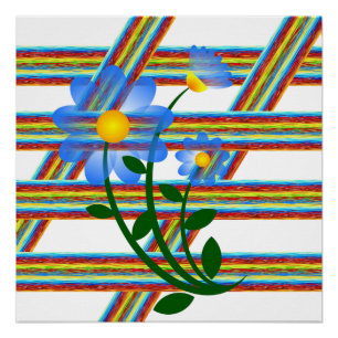 Póster Cartaz Floral
