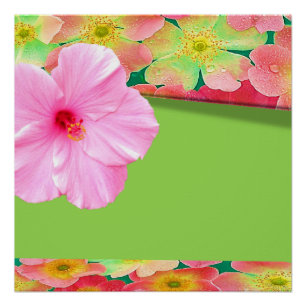 Póster Cartaz Floral