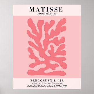 Poster Cartaz Floral Rosa Corado | Arte de Parede no Esti
