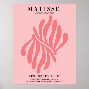 Poster Cartaz Floral Rosa Corado Arte de Parede no Esti