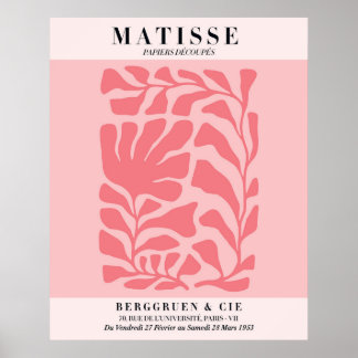 Poster Cartaz Floral Rosa Corado | Arte de Parede no Esti